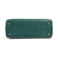 GUCCI Handbag 2WAY Bag Shoulder Bag Bag Zumi Small GG leather 569712 green Women Used Authentic