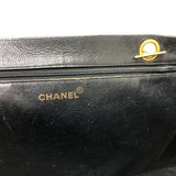CHANEL Tote Bag Chain bag COCO Mark CC Caviar skin black Women Used Authentic