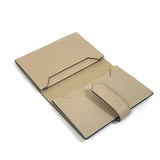 HERMES Card Case Business Card Holder Pass Case Two fold Bean mini Epsom beige unisex(Unisex) Used Authentic