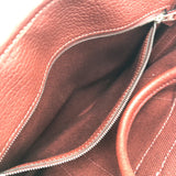 HERMES Tote Bag Bag Petite lettuce Canvas / leather Bordeaux Women Used Authentic