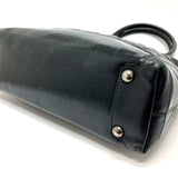 CHANEL Tote Bag Bag Shoulder Semi-Shoulder CC COCO Mark charm Matrasse Enamel / leather black Women Used Authentic