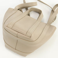 BALENCIAGA 672793 15YUN 2960 2WAY Shoulder Bag Tote Bag leather Women color beige