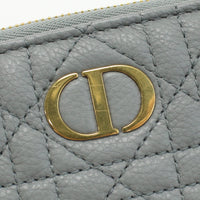 Christian Dior S5032UWHC caro bifold wallet Canage Folded wallet with coin purse leather woman color gray