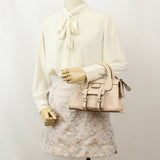 Chloe CHC21WS451F43 Edith Handbag Shoulder Bag pink beige leather Women