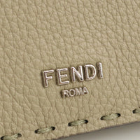 FENDI 7M0222 AP3C Selleria Card Case name card holder PVC unisex color gray