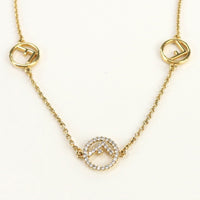 FENDI 8AG735 6DM F089U F's Necklace metal Women color gold