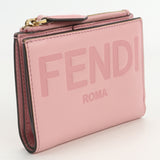 FENDI 8M0447 Medium wallet Folded wallet with coin purse leather Women color pink