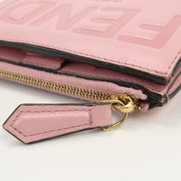 FENDI 8M0447 Medium wallet Folded wallet with coin purse leather Women color pink