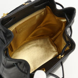 FERRAGAMO 21 6232 Backpack Bag Ruck sack leather black Women