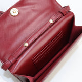 FERRAGAMO 22 C543 2WAY Shoulder Vala Diagonal shoulder bag body bag leather Women color red