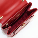 FERRAGAMO 21 F570 2WAY handbag Vara ribbon sholderbag leather red Women