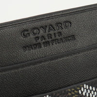 GOYARD Saint Sulpice Card Case leather unisex color black