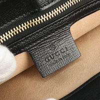 GUCCI 576421 Chain Shoulder Bag Diagonal Cross body leather Black Women