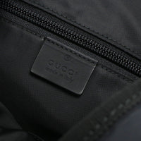 GUCCI 368561 Backpack bag Guccisima Hand bag rubber Black Mens