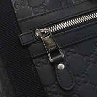 GUCCI 368561 Backpack bag Guccisima Hand bag rubber Black Mens