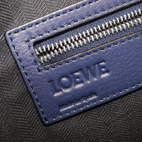 Loewe 358 88 L18 5110 Business Bag Leinenschreikase Leder Unisex