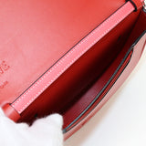 LOEWE 109.54.V01 heel pouch Pochette leather red Women