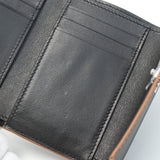 LOEWE Vertical wallet small anagram Three-fold wallet Calf leather Black Women