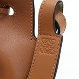 LOEWE A826303X02 Horseshoe small Diagonal shoulder bag leather brown Women