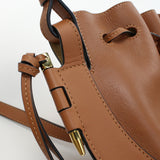 LOEWE A826303X02 Horseshoe small Diagonal shoulder bag leather brown Women