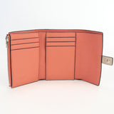 LOEWE C660S86X01 2463 Vertical wallet small trifold wallet compact wallet Calfskin beige Women