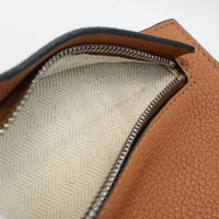 LOEWE C500P02X02 Vertical T-pocket Diagonal shoulder bag leather brown unisex