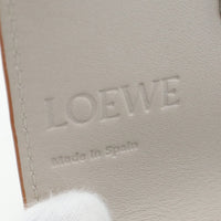 LOEWE Business card holder anagram name card holder Calfskin Color: gray Women