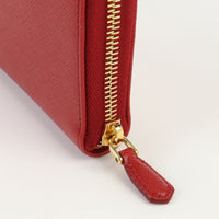 PRADA 1ML506 QHH zip around long wallet PurseZip Around leather Color red Women
