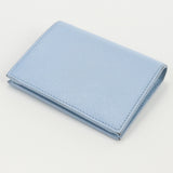 Prada 1MV204 2D1Q F0076 Portafoglio piegato con pellicola per borsetta di colore Blue Donne blu compatto