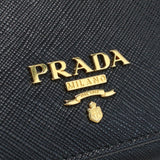 PRADA 1MH176 QWA F0002 Saffiano Three-fold wallet with coin purse leather compact Women