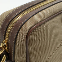 PRADA 1BH089 Jacquard Logo Shoulder Shoulder Bag Jacquard Women color brown