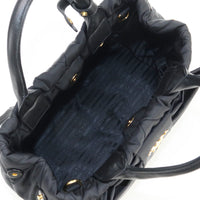 PRADA 1BG005 2BYV F0002 Bomber 2WAY  Hand bag shoulder bag Nylon Women color black