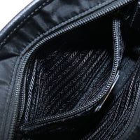 PRADA 2VH093 Diagonal Shoulder Bag Nylon Crossbody Color black unisex