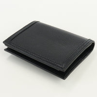 PRADA 1MV204 2BUN F0002 Vittelophenic Rubbed Ther Wallet Folded wallet with coin purse leather Women color black