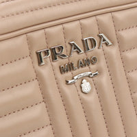 PRADA 1BH083 Chain Shoulder Diagram Cross body Shoulder Bag leather Pink Women