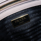 PRADA 1BA164 Shoulder Bag Cross body Handbag leather Beige Women