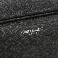 SAINT LAURENT 609347 1GF0N 1000 grooming case business bag leather black Women