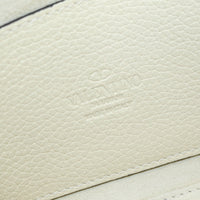 VALENTINO Shoulder Bag Rock studs Shoulder Bag Diagonal leather white Women